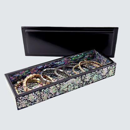 JAGAE Korean Mother-of-Pearl Long Box – Decorative Pen & Jewelry Case