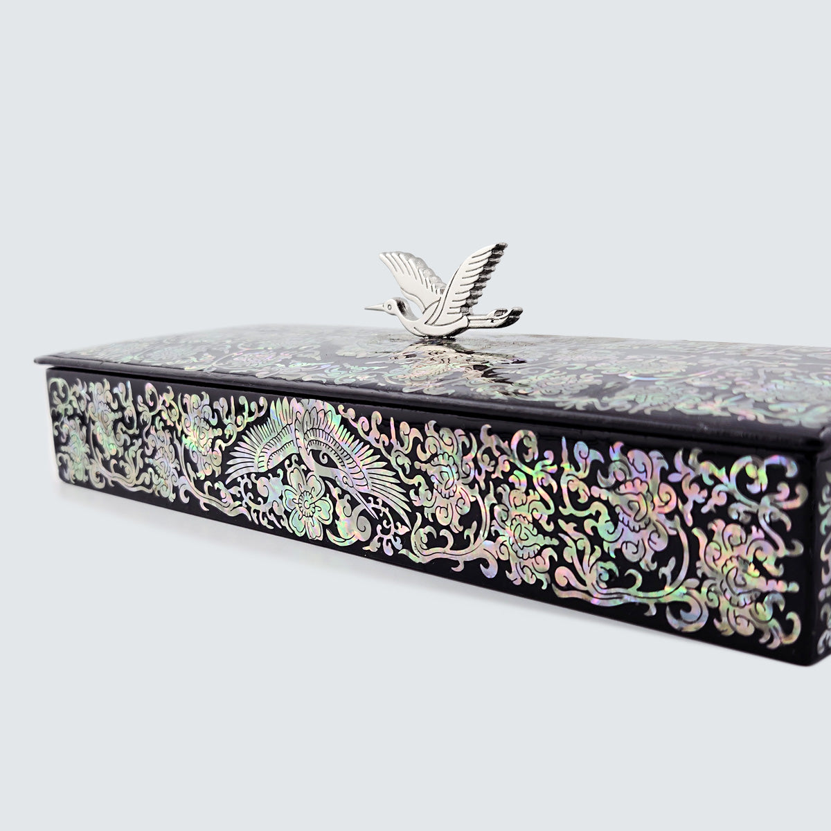 JAGAE Korean Mother-of-Pearl Long Box – Decorative Pen & Jewelry Case