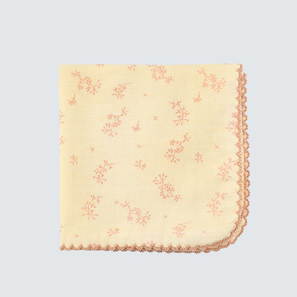 Pink Meadow Cotton Handkerchief