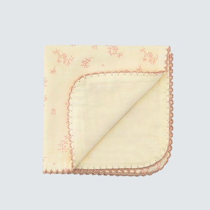 Pink Meadow Cotton Handkerchief