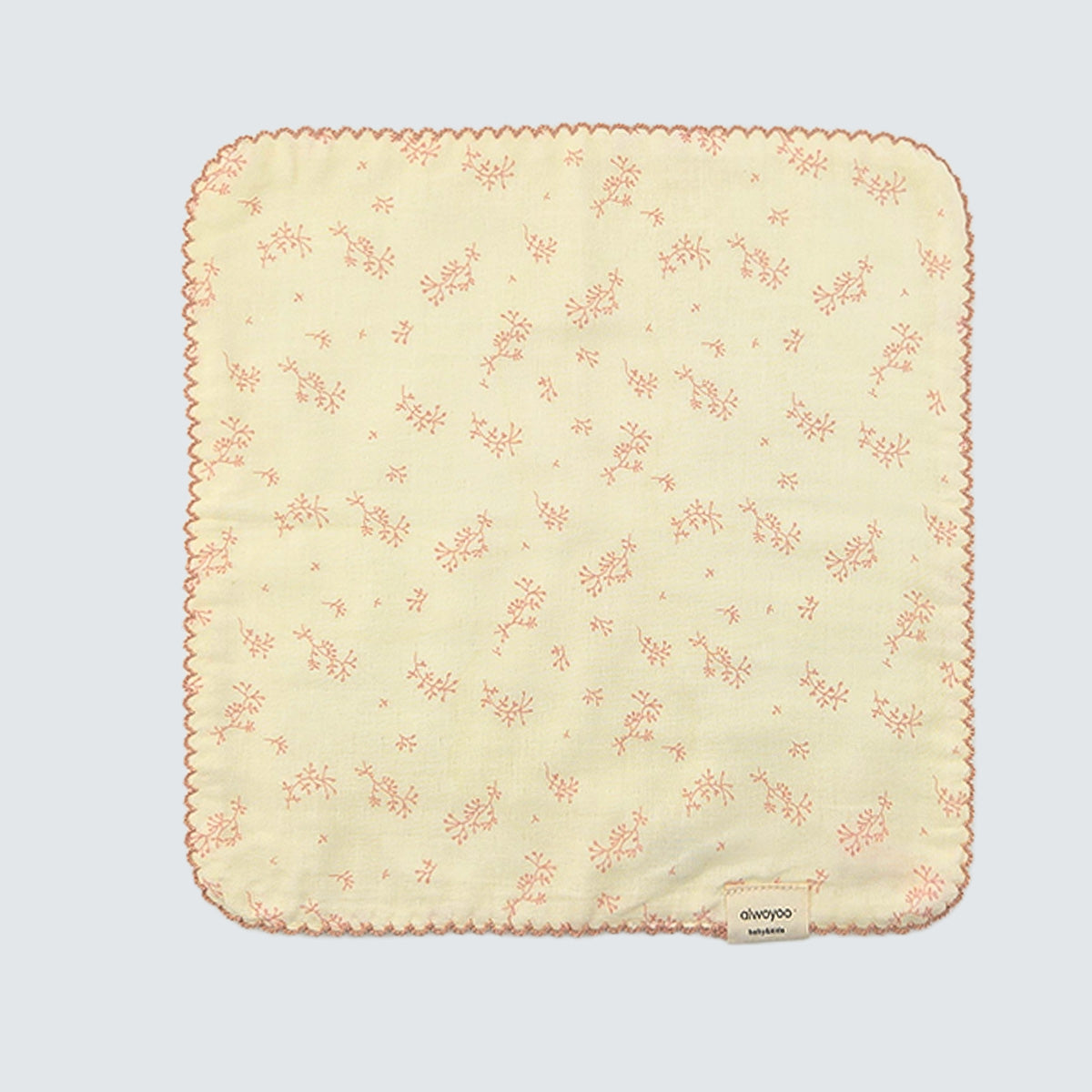 Pink Meadow Cotton Handkerchief
