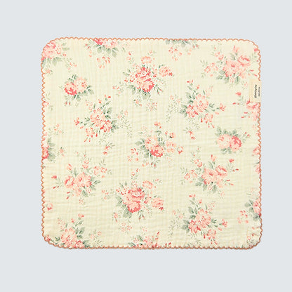 Rose Garden Cotton Gauze Handkerchief