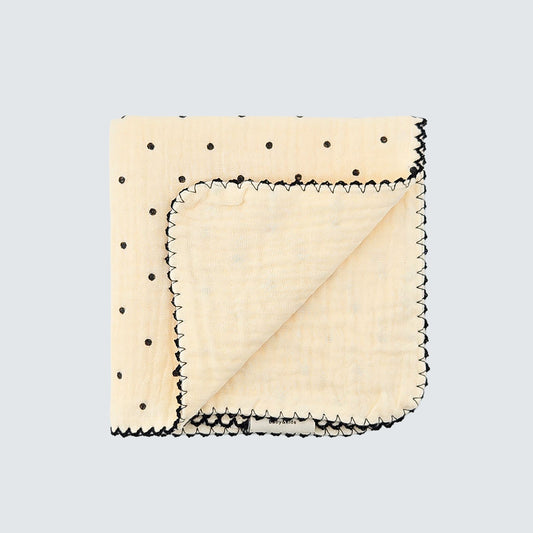 Classic Dot Cotton Gauze Handkerchief