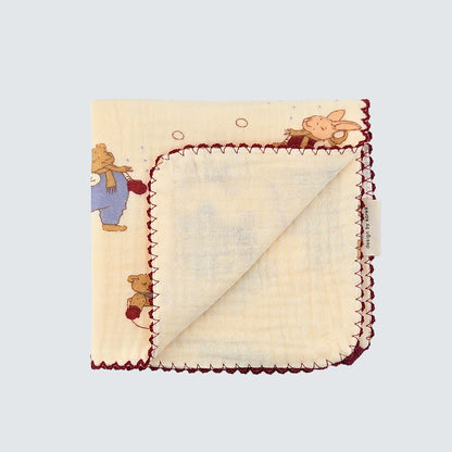 Winter Wander Cotton Gauze Handkerchief