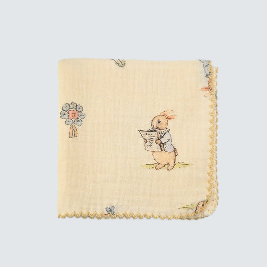 Story Rabbit Cotton Handkerchief