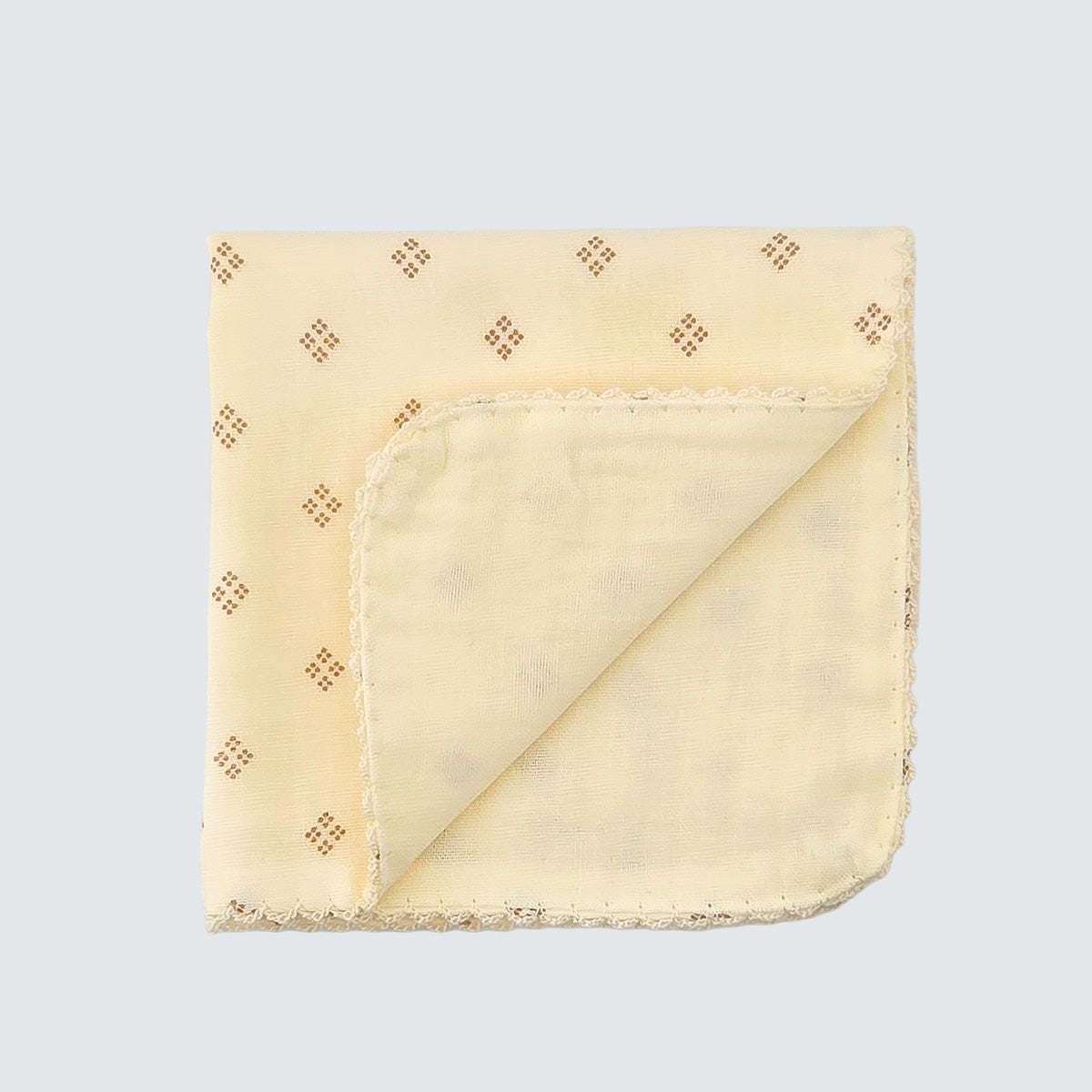 Soft Diamond Dot Cotton Handkerchief