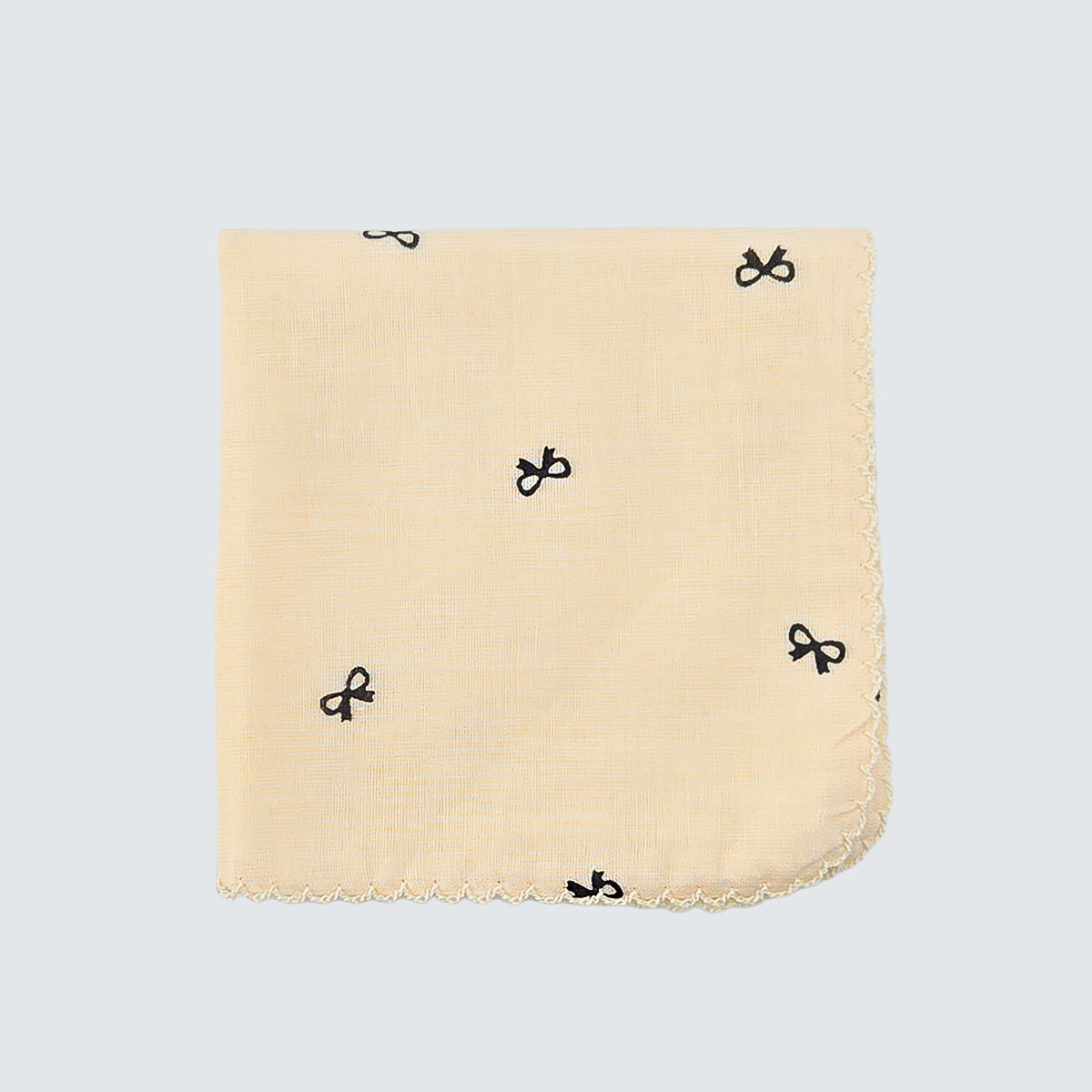 Petit Bow Cotton Handkerchief