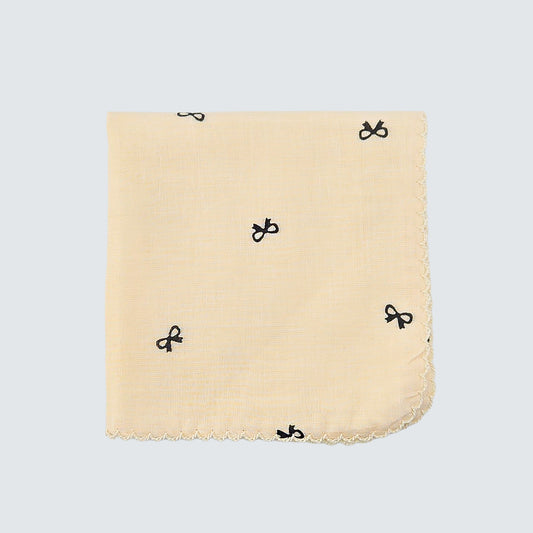 Petit Bow Cotton Handkerchief