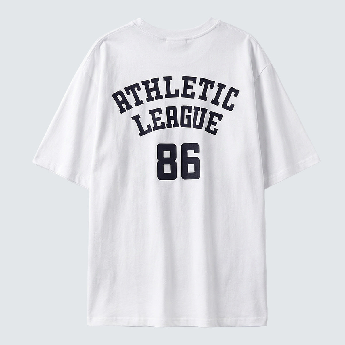 Athletic League 86 Graphic Cotton T-Shirt — (UNISEX / WOMEN – OVERFIT)