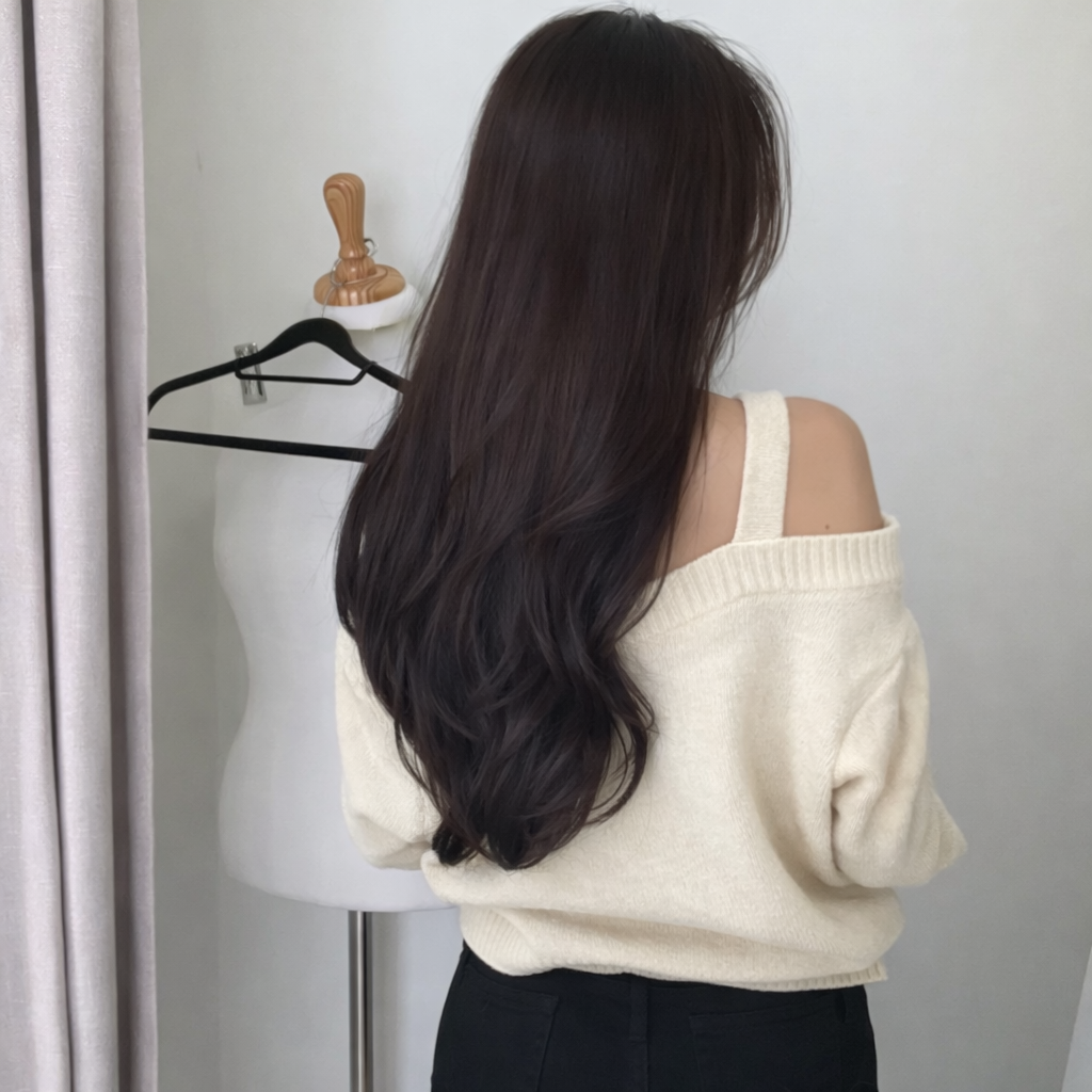 Double Strap Off-Shoulder Knit Top -  Women One Size