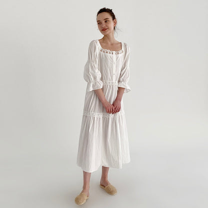 Scarlet Cotton Loungewear Dress