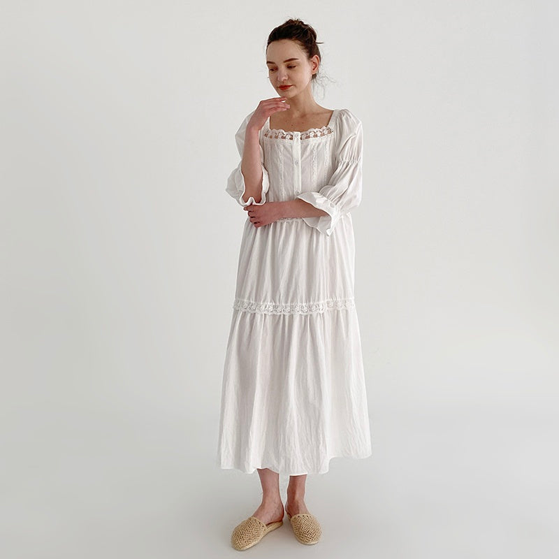 Scarlet Cotton Loungewear Dress