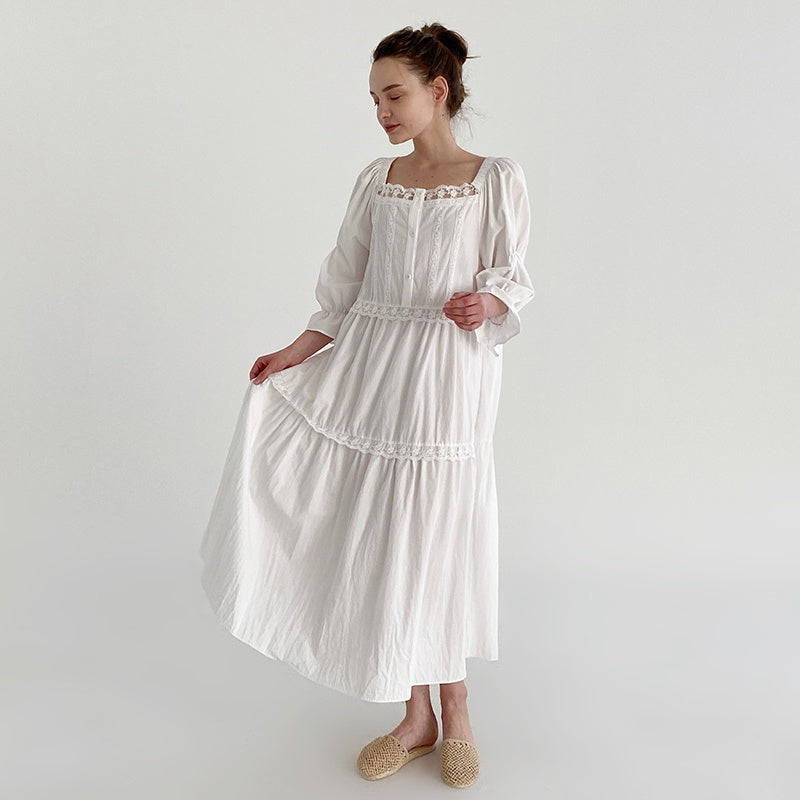 Scarlet Cotton Loungewear Dress