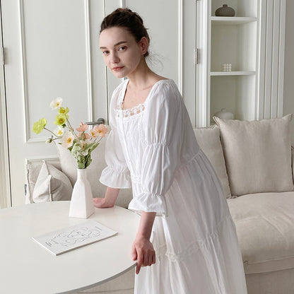 Scarlet Cotton Loungewear Dress