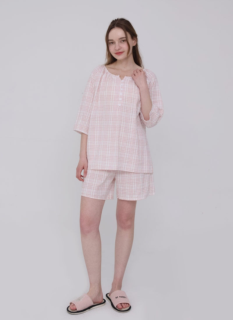 SYDNEY Cotton Loungewear Pajama Set (Women / Men)