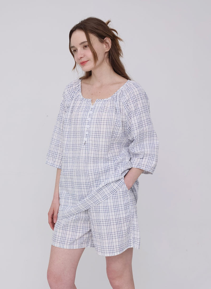 SYDNEY Cotton Loungewear Pajama Set (Women / Men)