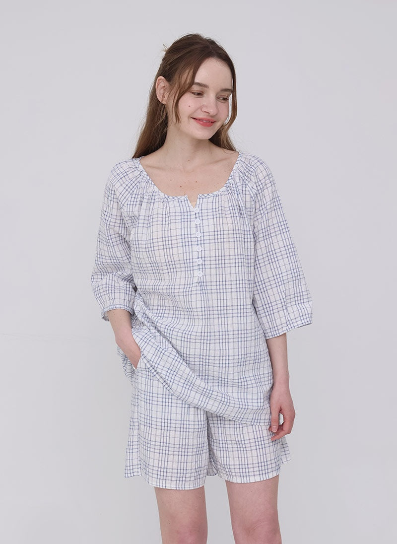 SYDNEY Cotton Loungewear Pajama Set (Women / Men)