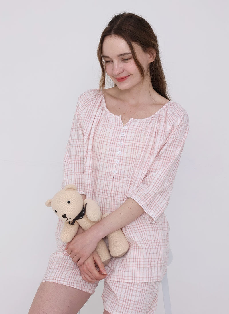 SYDNEY Cotton Loungewear Pajama Set (Women / Men)