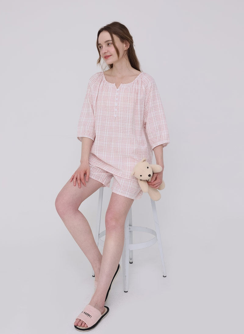 SYDNEY Cotton Loungewear Pajama Set (Women / Men)