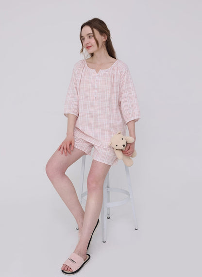 SYDNEY Cotton Loungewear Pajama Set (Women / Men)