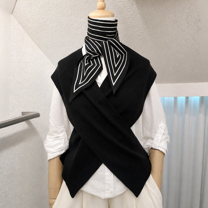 Classic Stripe Silk Twilly Scarf