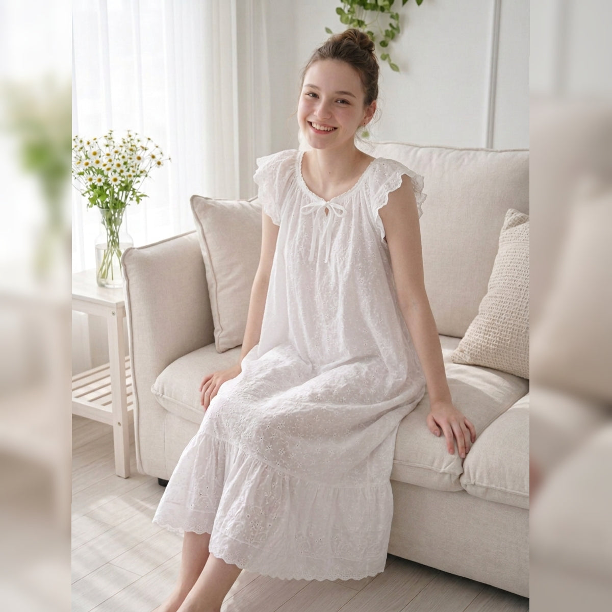 Dandelion Cotton Lounge Dress