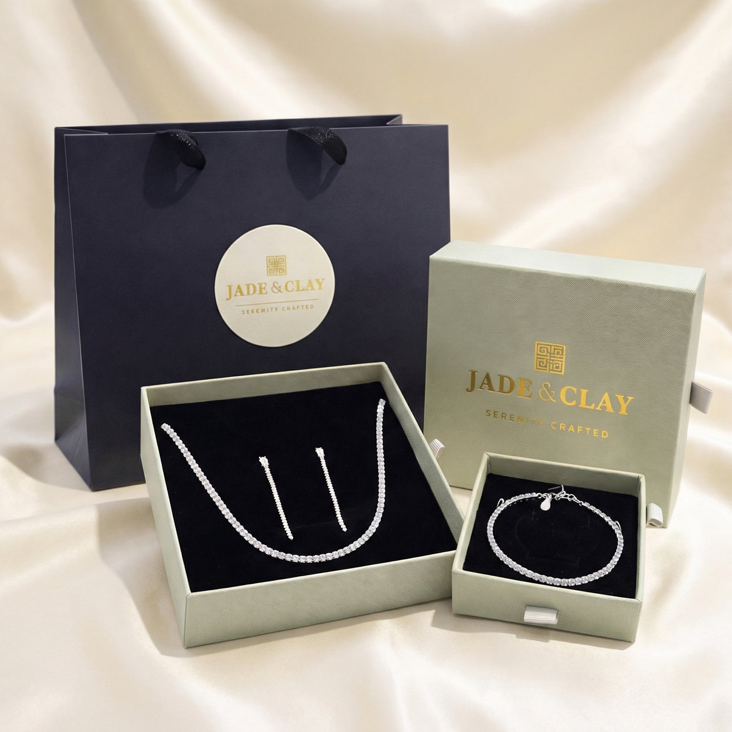 CELESTINE Necklace, Earrings & Bracelet Jewelry Set