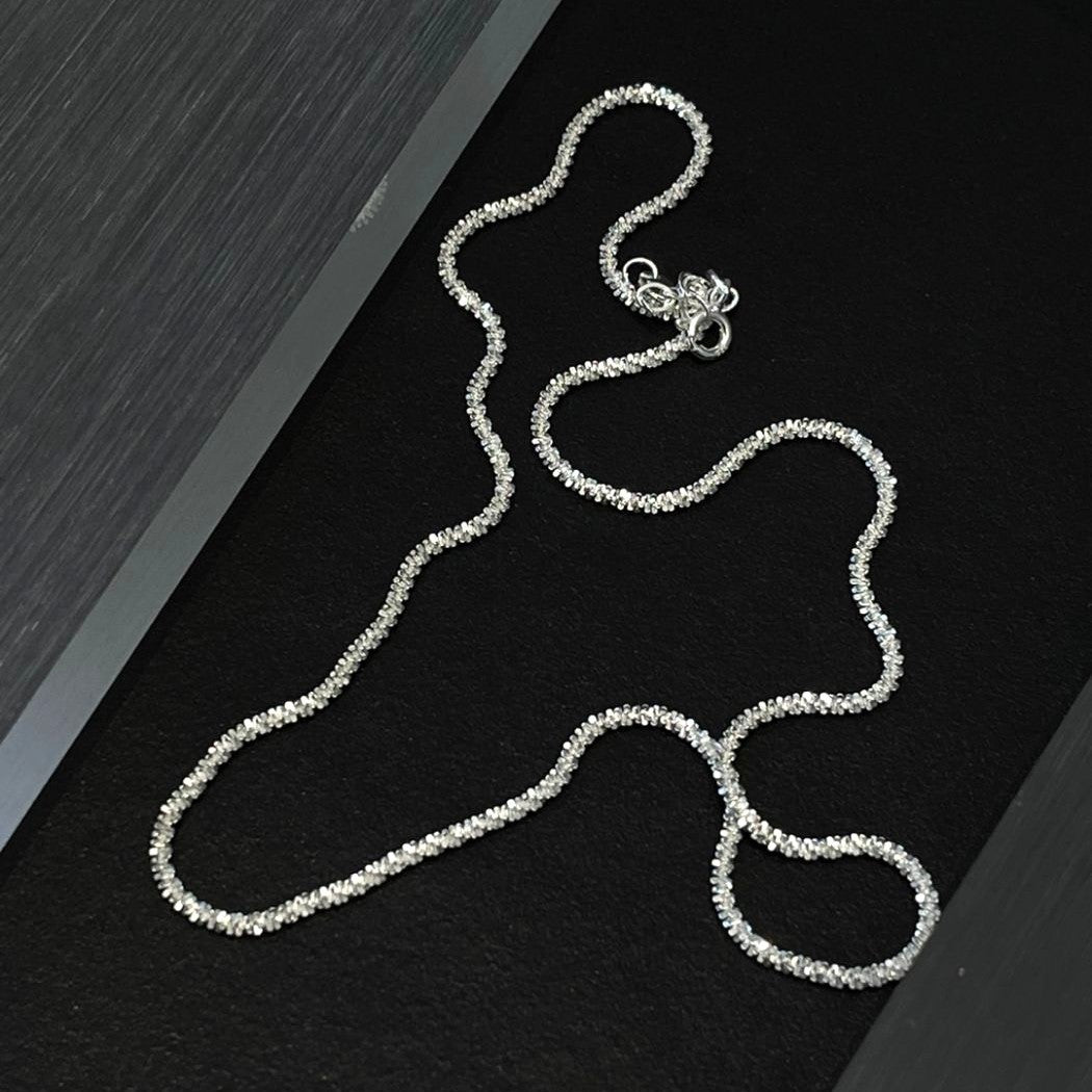 Lumière Sparkle Sterling Silver Chain Necklace