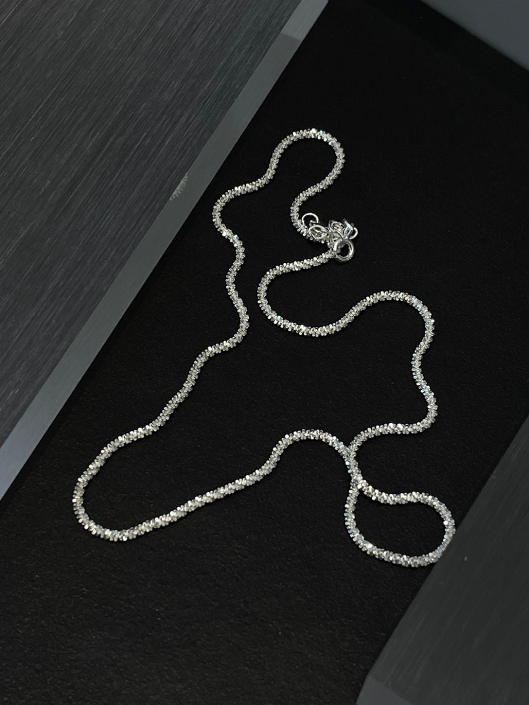Lumière Facet Silver Chain (40cm)