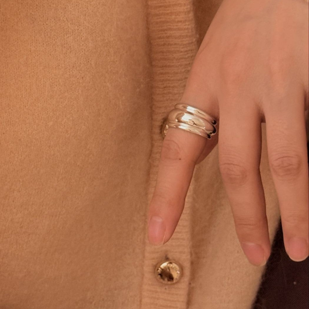 Bold Dome Silver Ring