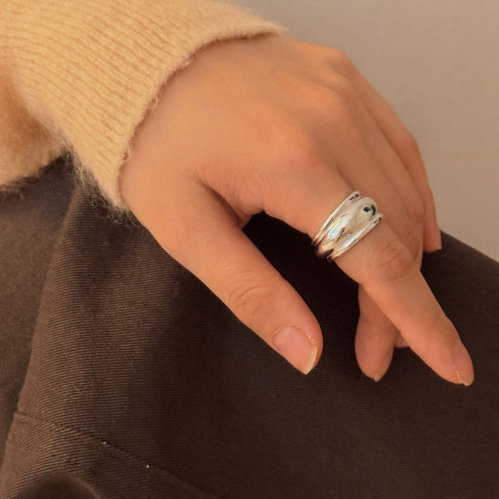 Bold Dome Silver Ring