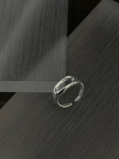 Pinky Flow Curve Open Ring