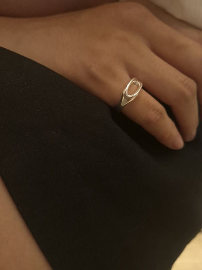 Pinky Flow Curve Open Ring