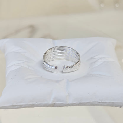 ÉLAN Layered Silver Ring