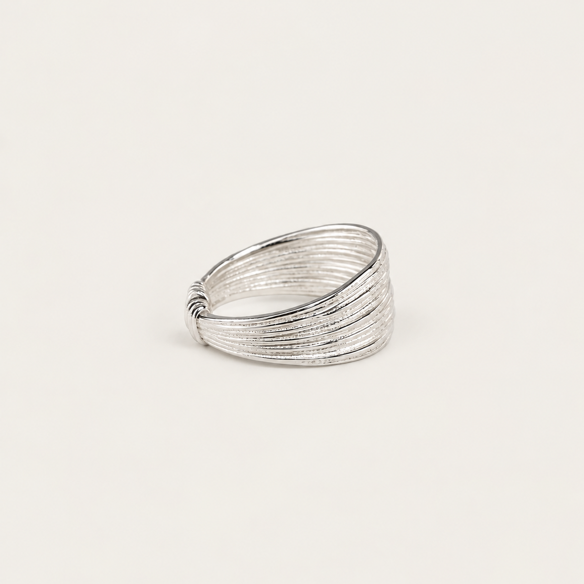ÉLAN Layered Silver Ring