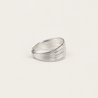 ÉLAN Layered Silver Ring
