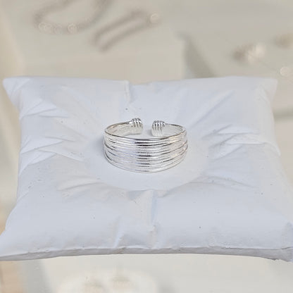 ÉLAN Layered Silver Ring