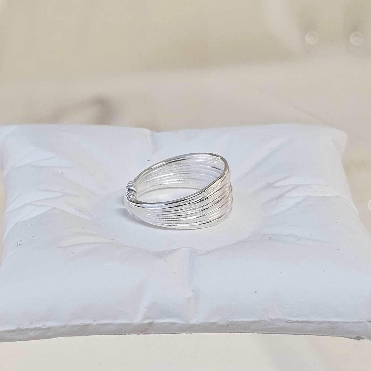 ÉLAN Layered Silver Ring