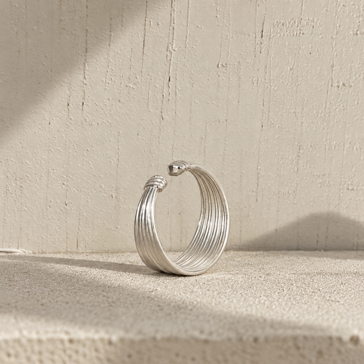 ÉLAN Layered Silver Ring