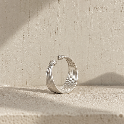 ÉLAN Layered Silver Ring