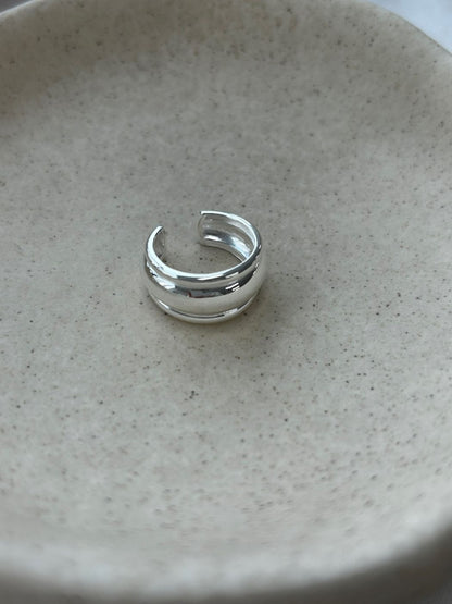 Bold Dome Silver Ring
