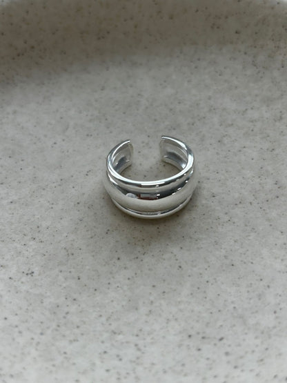 Bold Dome Silver Ring