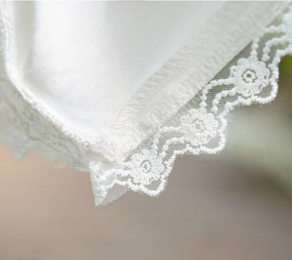 Lace Trim Asymmetrical Hem Skirt – Women One Size