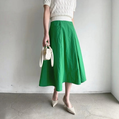 Structured Pocket A-Line Skirt