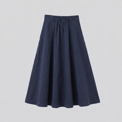 Structured Pocket A-Line Skirt