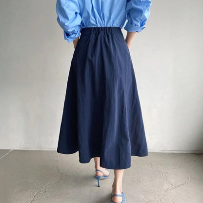 Structured Pocket A-Line Skirt
