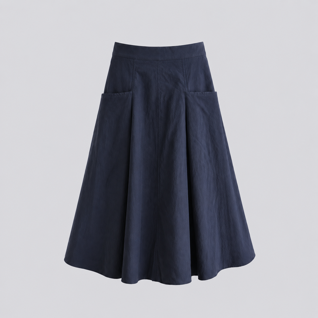 Structured Pocket A-Line Skirt