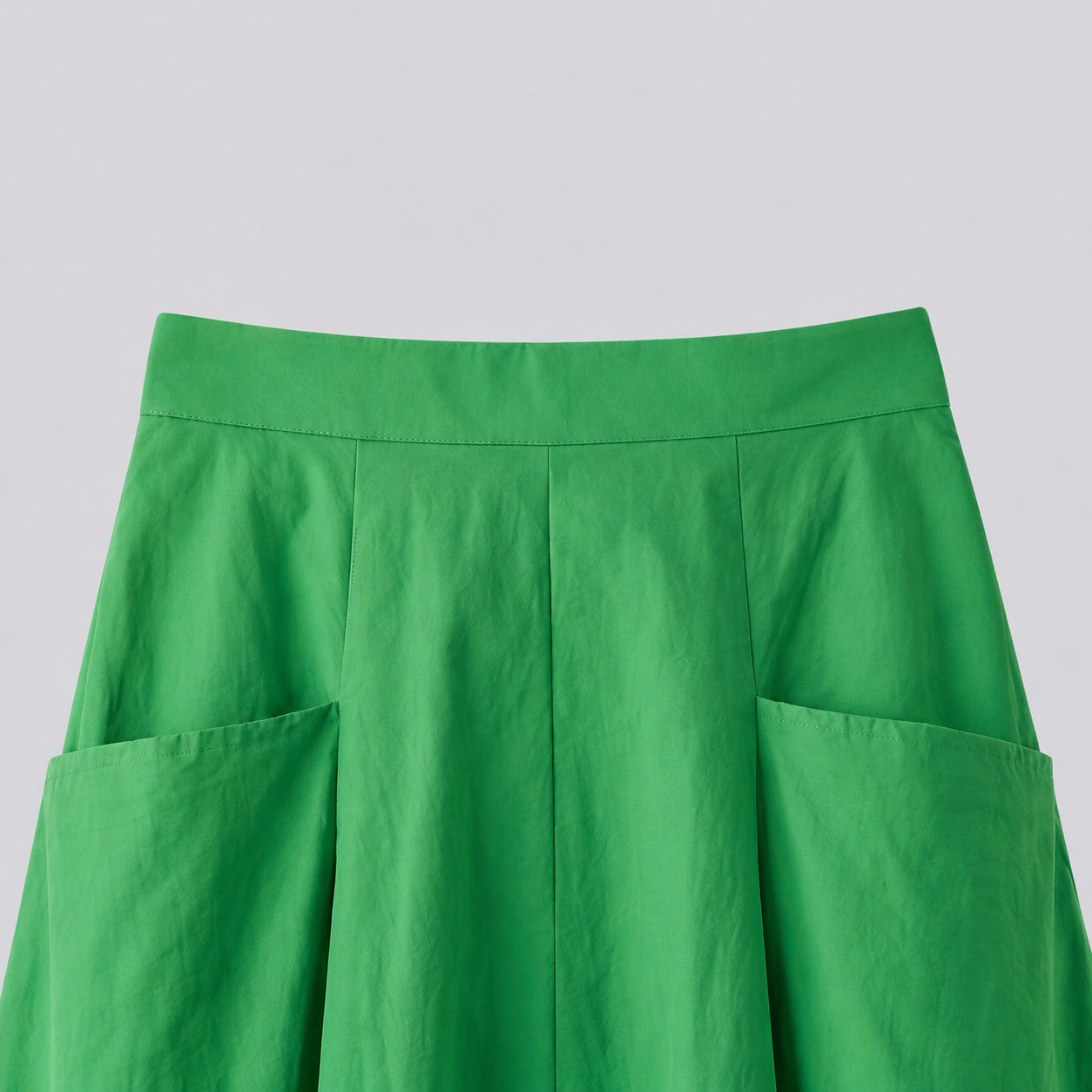 Structured Pocket A-Line Skirt