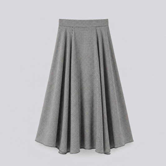 Classic Gingham A-Line Skirt