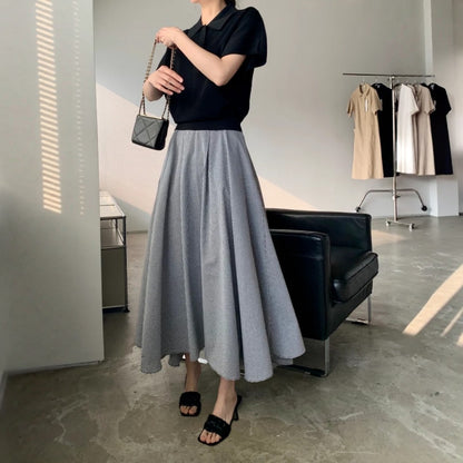 Classic Gingham A-Line Skirt
